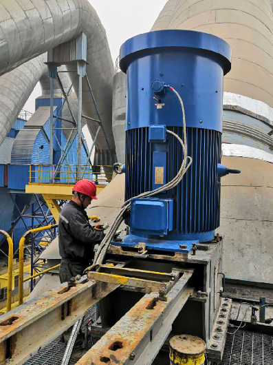 Permanent Magnet Motor for separator in a cement plant