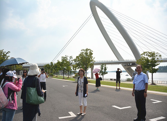 “大江奔流—来自长江经济带的报道”南京滨江风光带河西段（文旅港湾）采访 活动圆满落幕