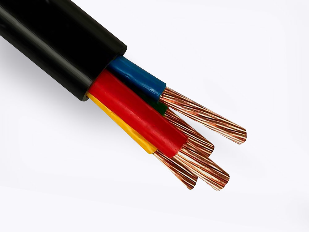 Fluoroplastic cable