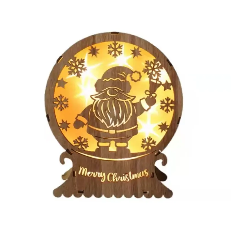 Winter glass and wooden colleciton