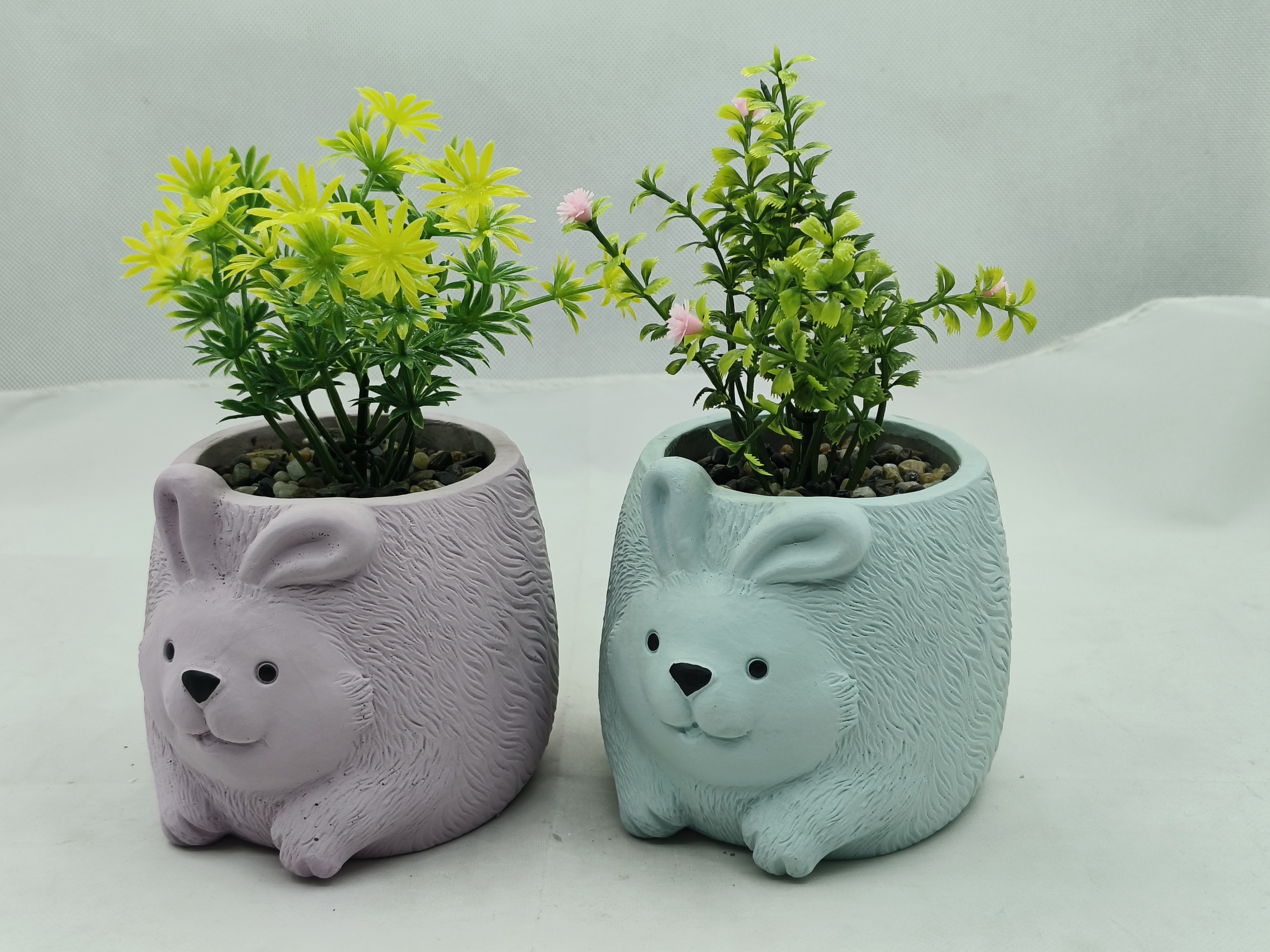 Animal Vase with Plants