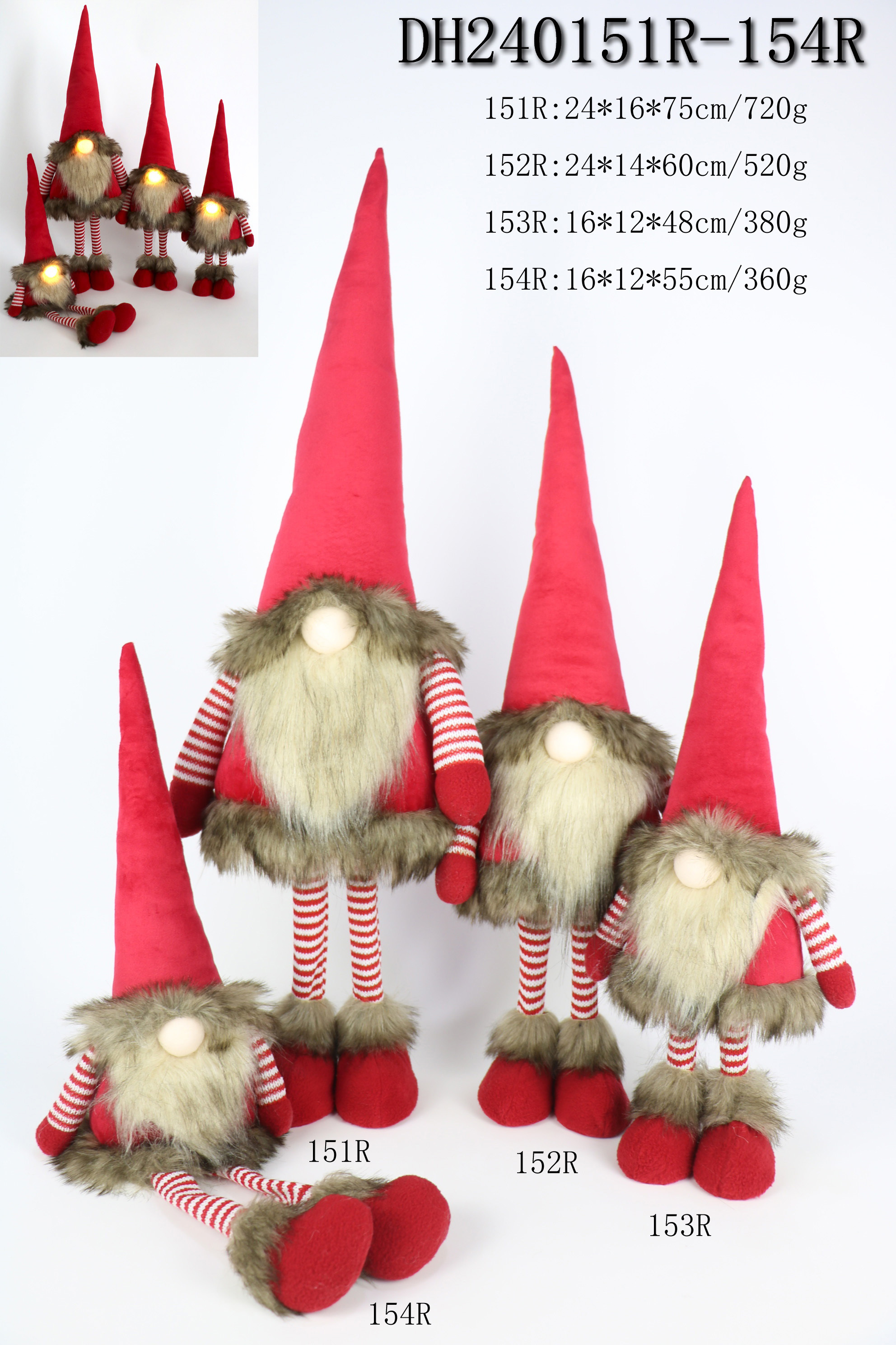 Winter gnome collection