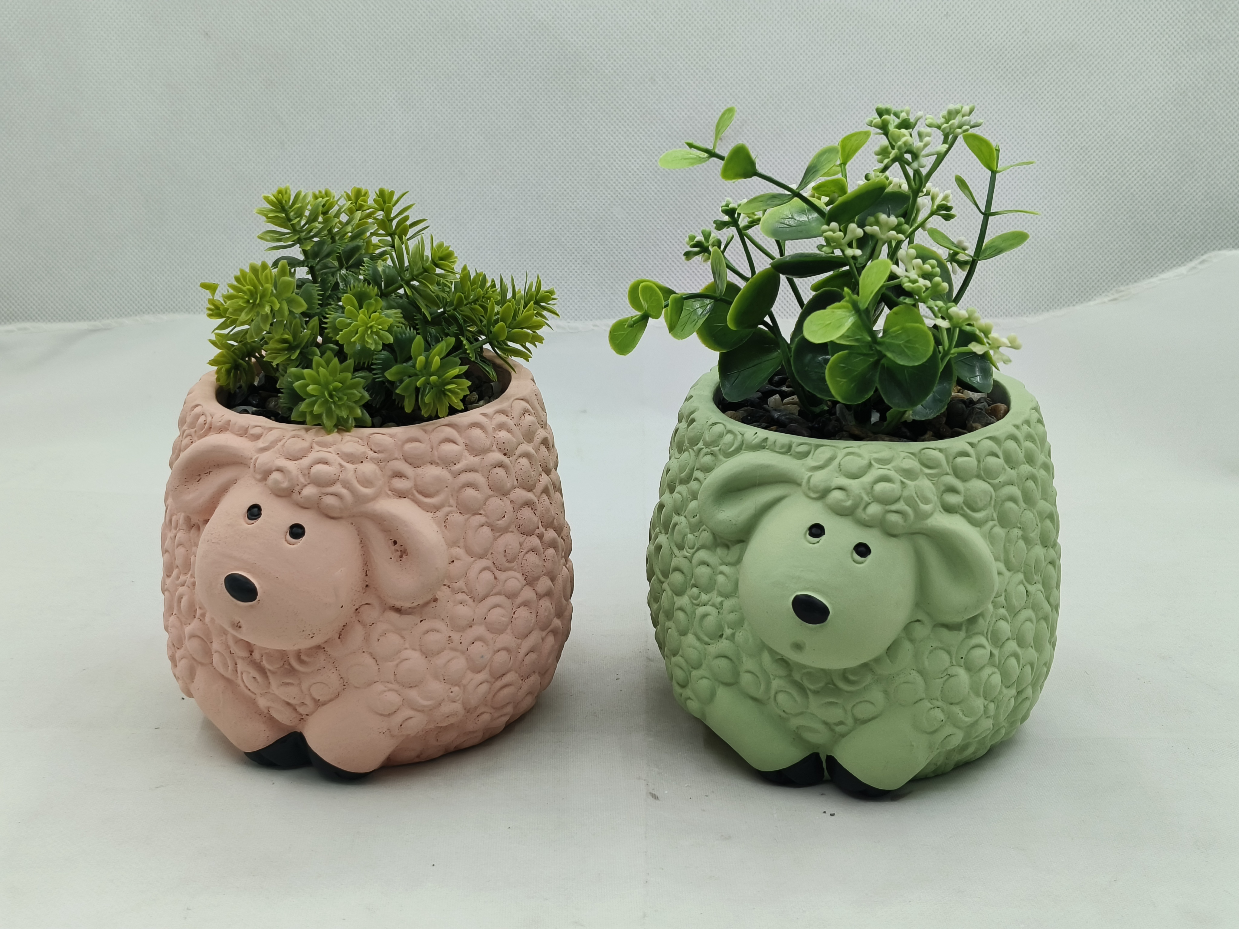 Animal Vase with Plants