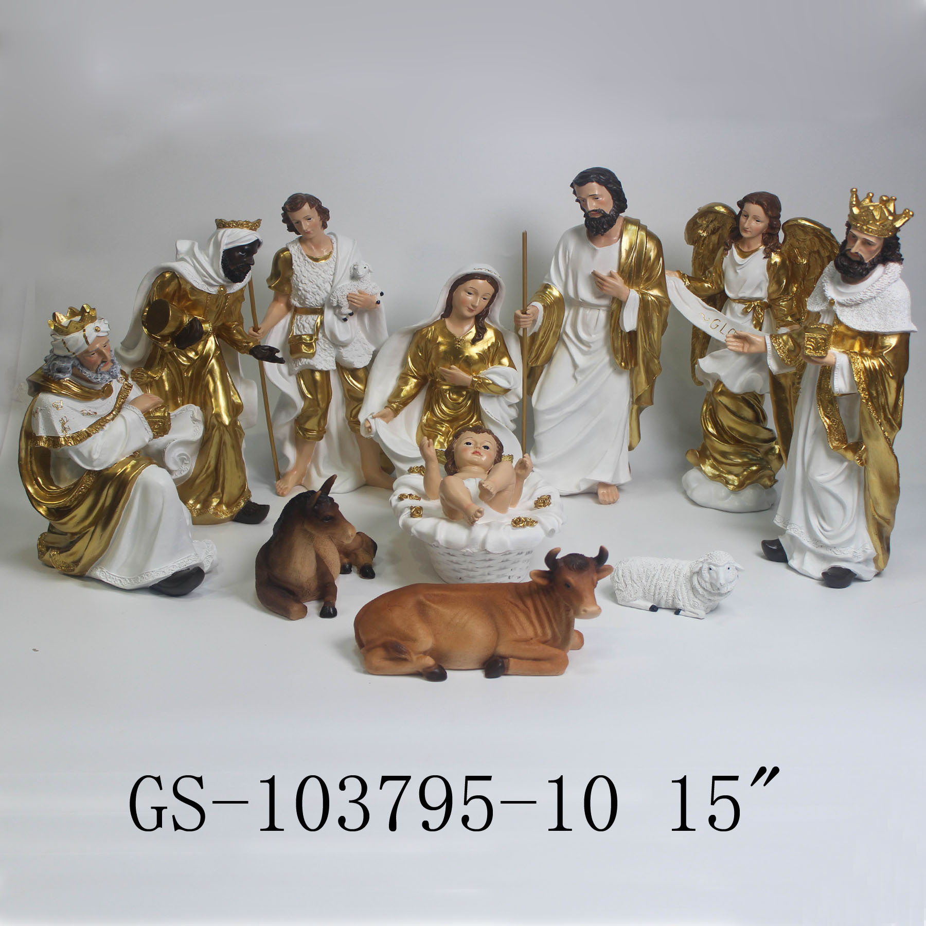 Polyresin Nativity Set