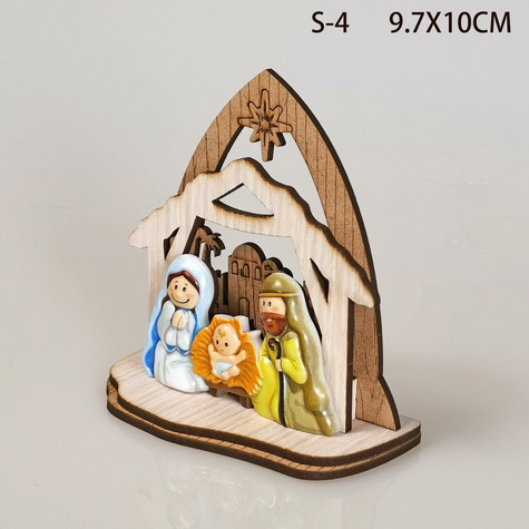 Preghiera battesimale AY21BE in legno 0001