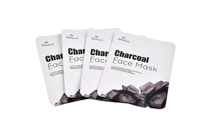 Charcoal 4 Facial Masks (HBW020)