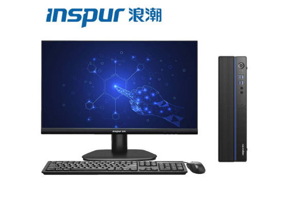 浪潮英政CE520F 國產(chǎn) 臺式機(jī)電腦主機(jī)定制FT-2000 4C/8G/256G/1G獨(dú)顯/23.8英寸顯示器