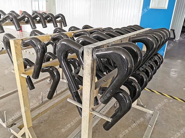 Carbon Fiber Shaped Pipe Bend