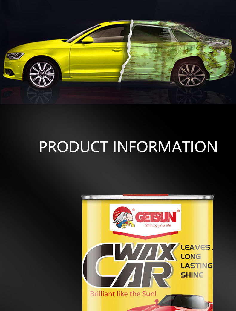Getsun Leaves Long Lasting Shine Car Wax - China Car Wax, Wax