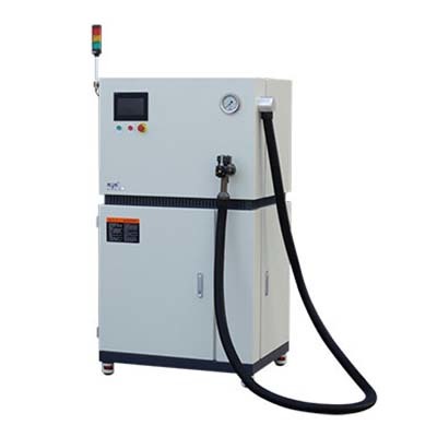 Ultracold gas charging machine