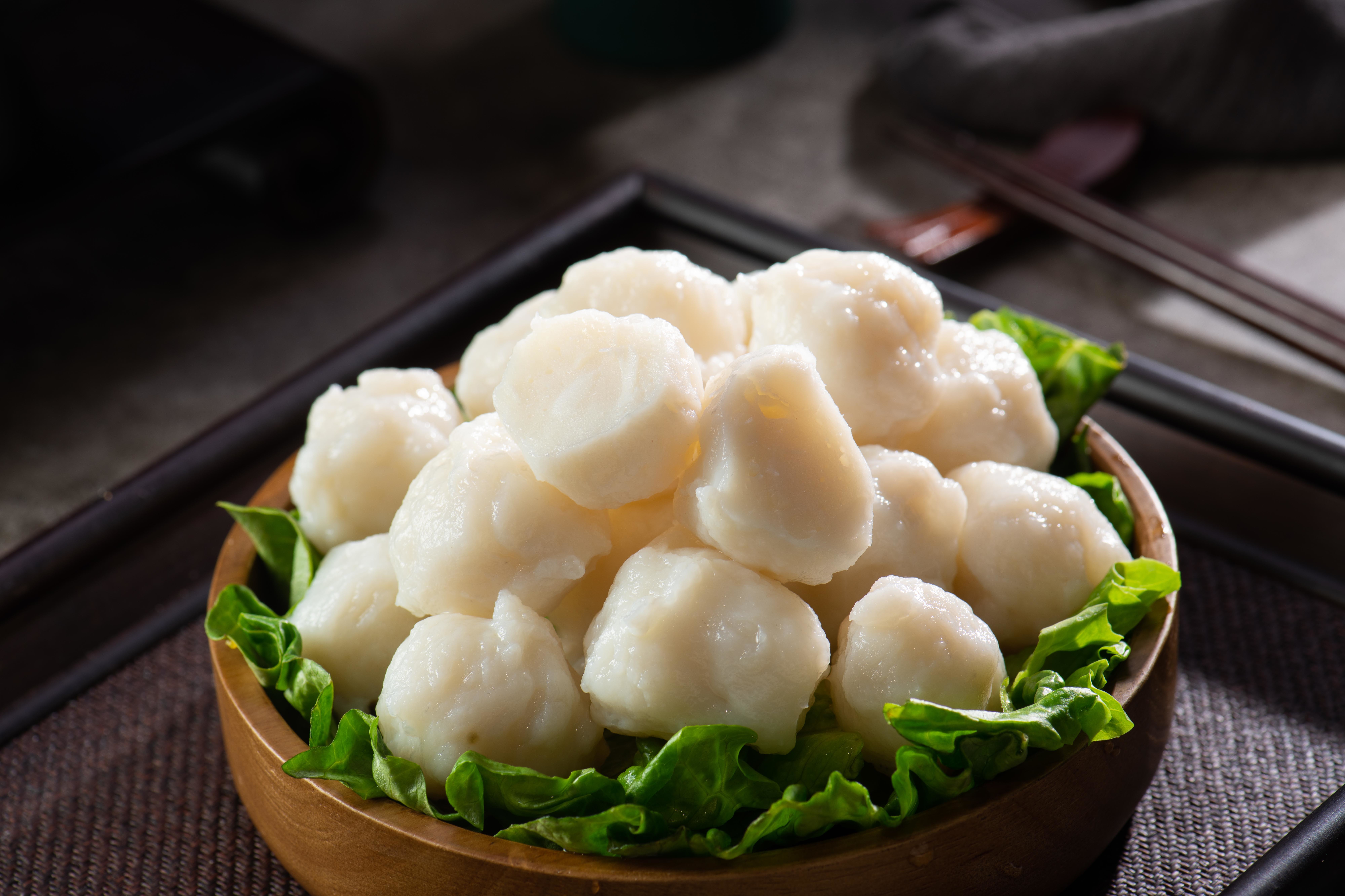 墨魚丸（CUTTLEFISH BOLUS ）【色澤潔白、富有彈性、入口爽脆】