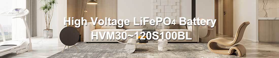 High Voltage LiFePO4 Lithium-ion Battery 96V 192V 384V
