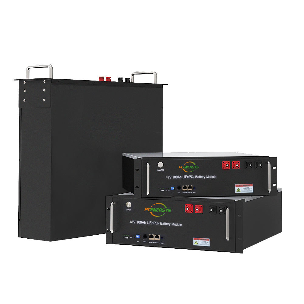 48V 51.2V 100Ah Rack Type LiFePO4 Battery