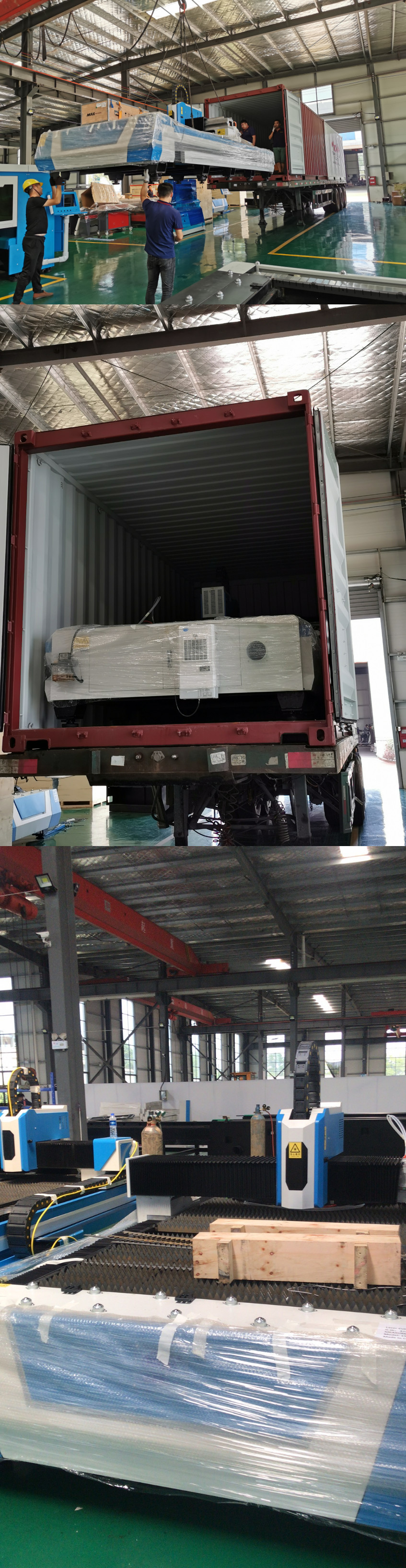 Laser cutting machine delivery to Greece