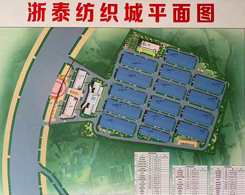浙泰紡織城平面圖