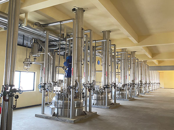 Extraction tank upper layer Extraction tank upper layer