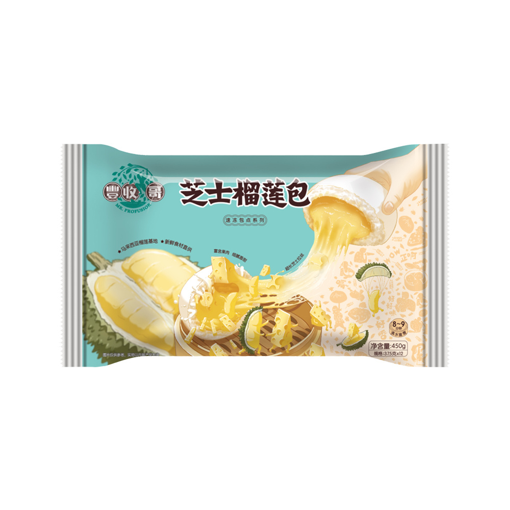 Cheese Durian Bun 450g