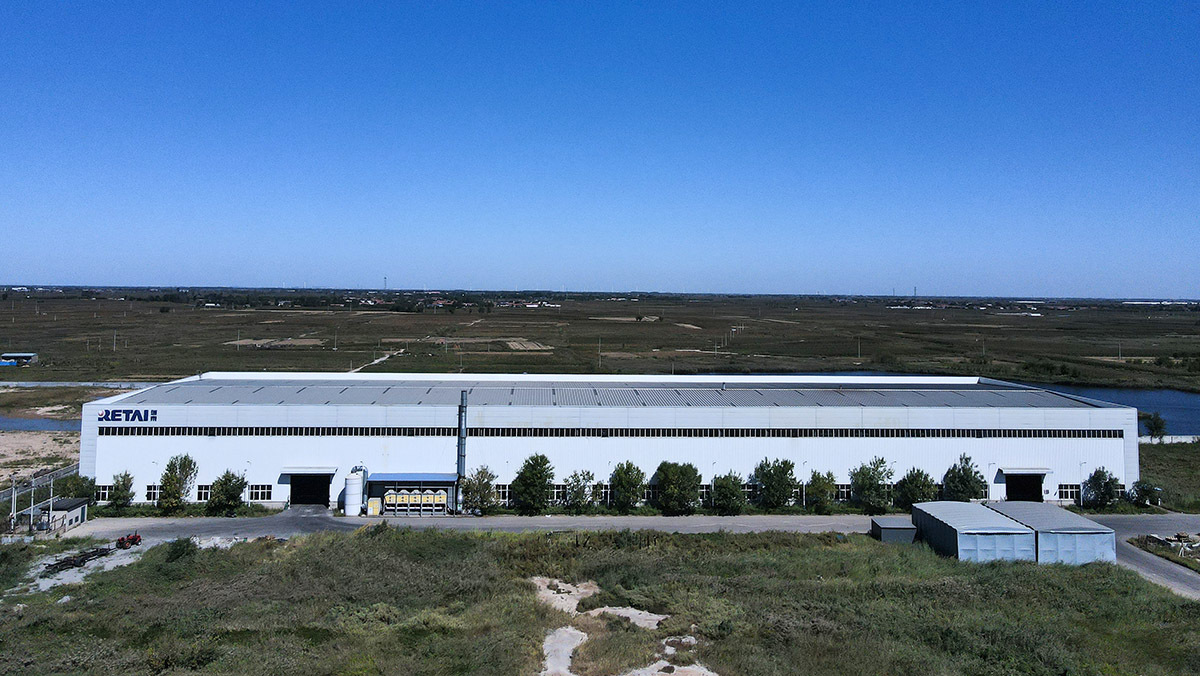 Appearance of pipe thread processing plant
