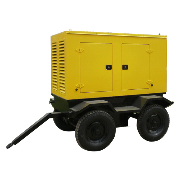 24KW mobile trailer series diesel generator set