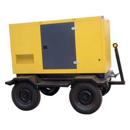 40KW silent mobile trailer series diesel generator set