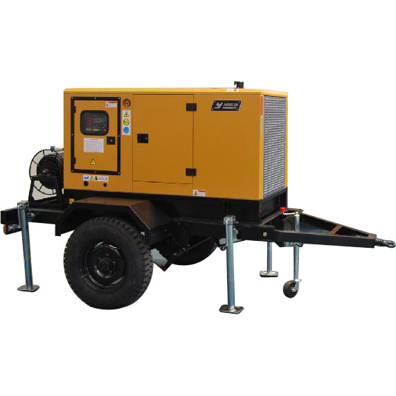 20KW silent mobile trailer series diesel generator set