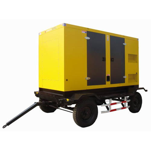 50KW mobile trailer series diesel generator set