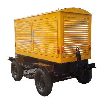 150KW mobile trailer series diesel generator set