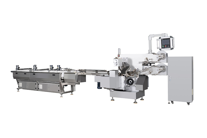 Fully automatic chocolate double twisting packing machine
