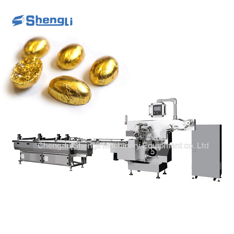 Automatic chocolate foil wrapping machine