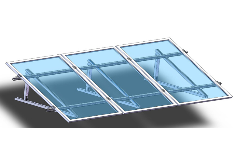平屋顶单排-可调节系统