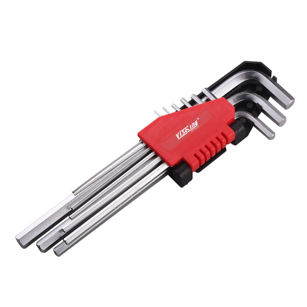 9pc Extra long arm  hex key set