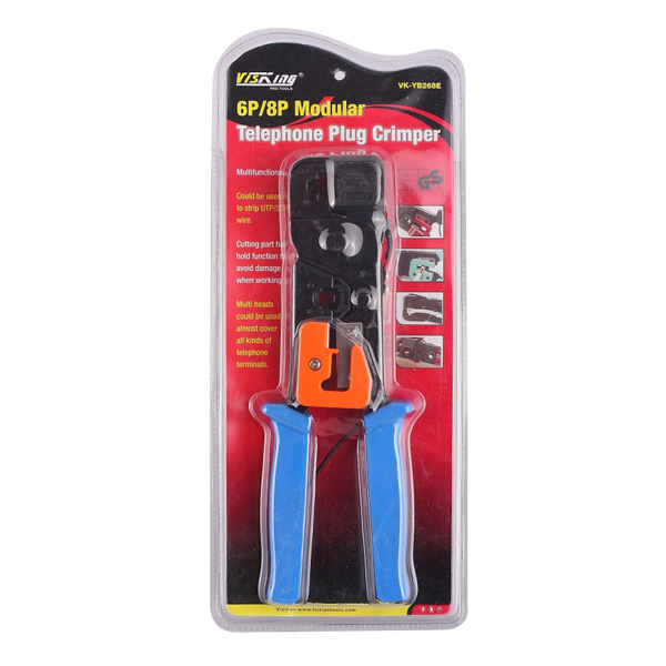 6P/8P Modular Telephone Plug Crimper