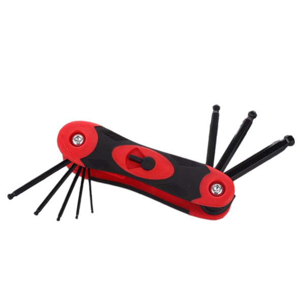 8PC  Folding Ball Point Hex Key Set