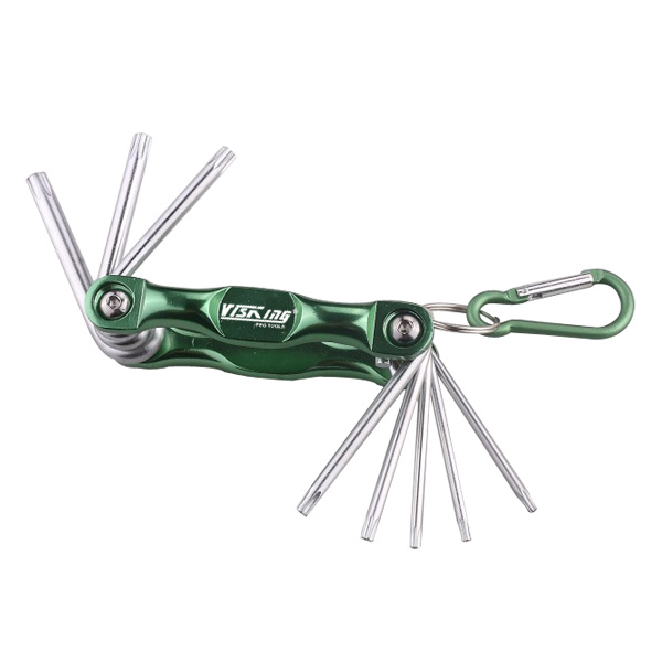 8PC Aluminium Folding Torx Key Set