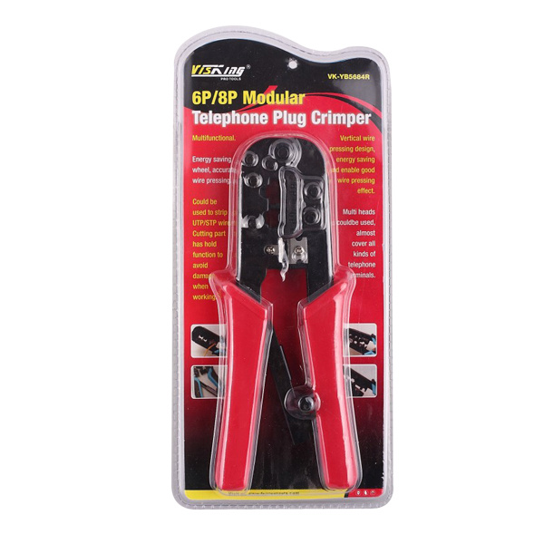 6P/8P Modular Telephone Plug Crimper