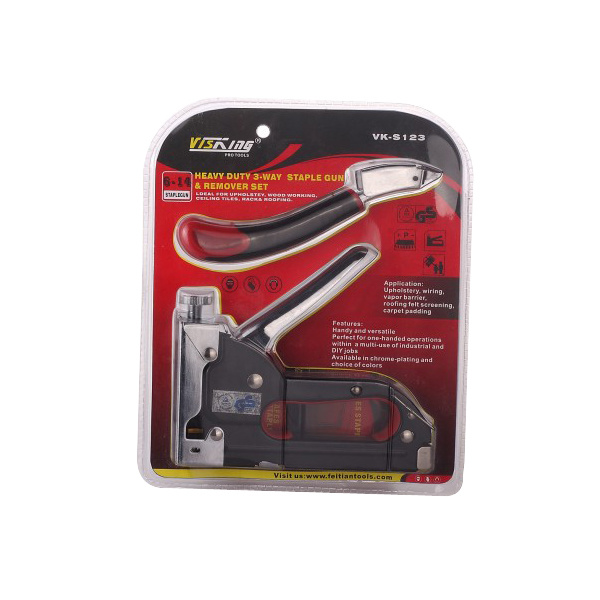 HEAVY DUTY 3 WAY STAPLE GUN & REMOVER SET 4-14MM(5/32