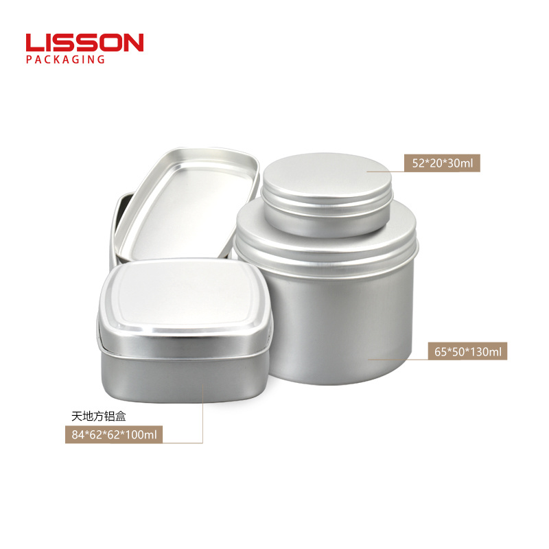 Nuolux Tin Empty Jars Tins DIY Containers Cans Jarmetal Making Round Container Storage Lid Lids Creamcan Aluminum Gift Holiday, Size: 5X5X3.5CM