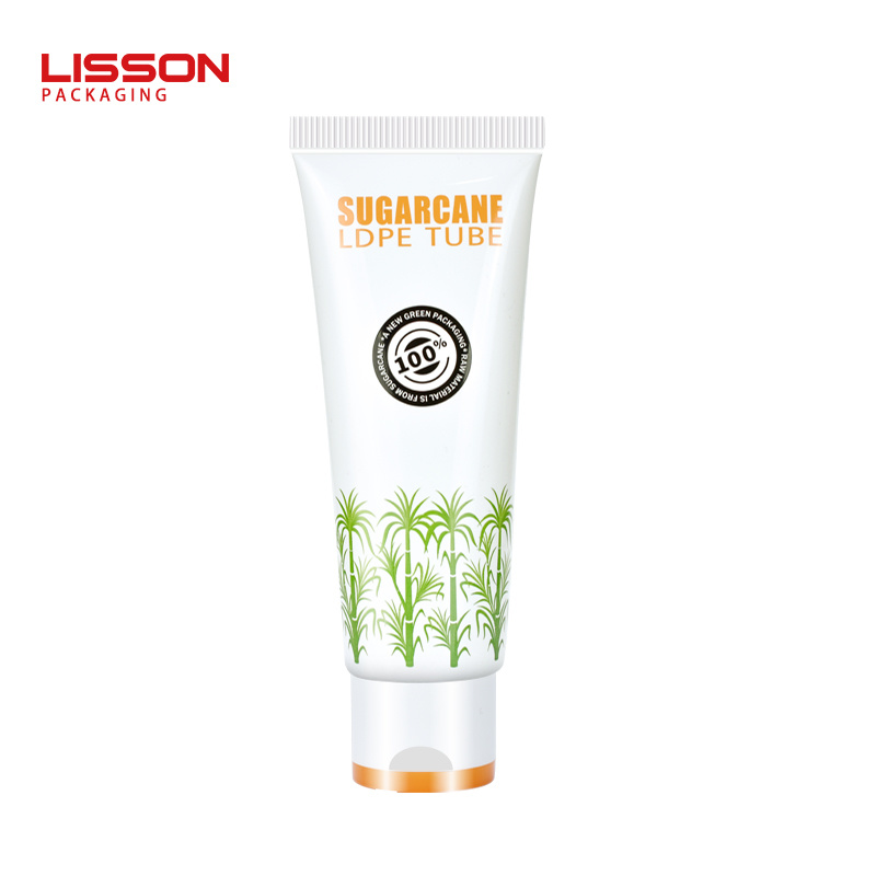 Custom  Green Packaging Sugarcane Tube for Skin Care