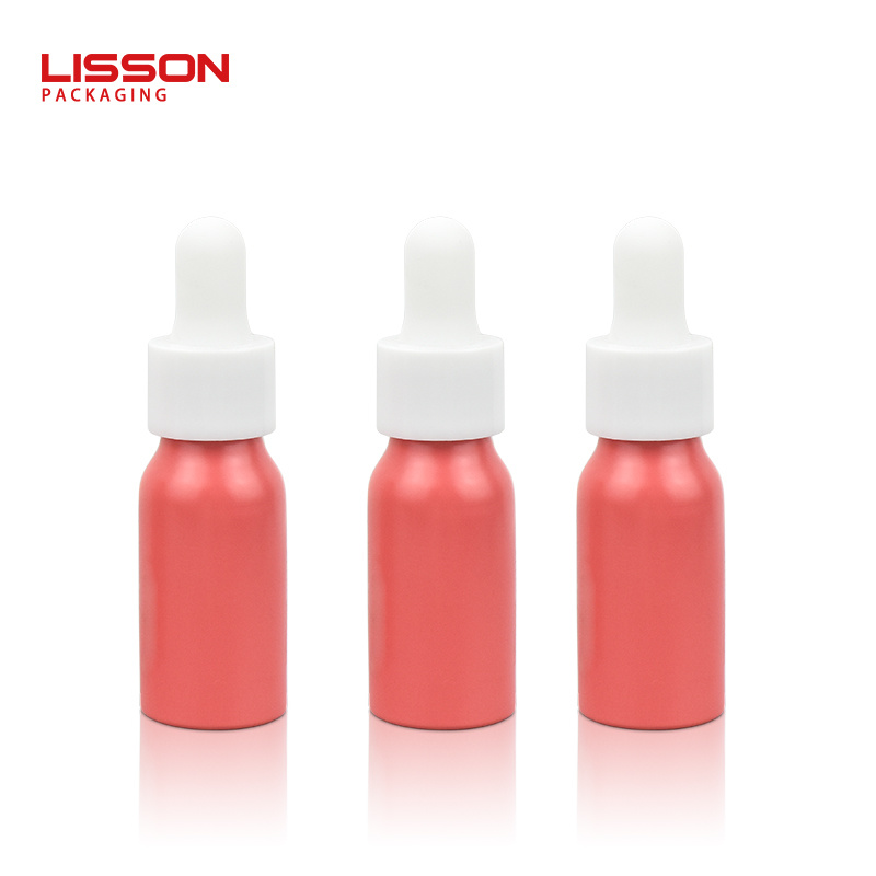 Wholesales Custom 10ml  Small Aluminum Bottles with Dropper