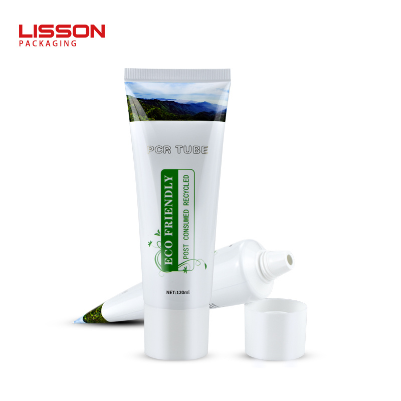 120ml PCR Eco Friendly Cosmetic Tube Packaging Recommend