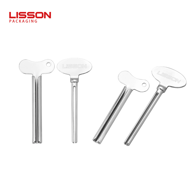 High quality Aluminum Cosmetic Tubes with Metal Squeeze Parts