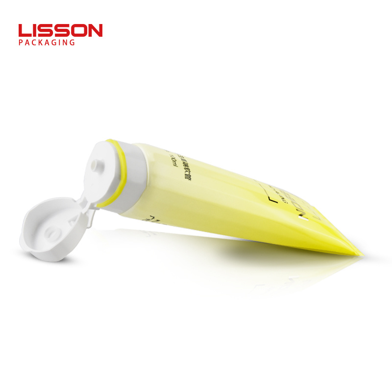 100ml Fold Skincare Tube with Special Double Color Cap