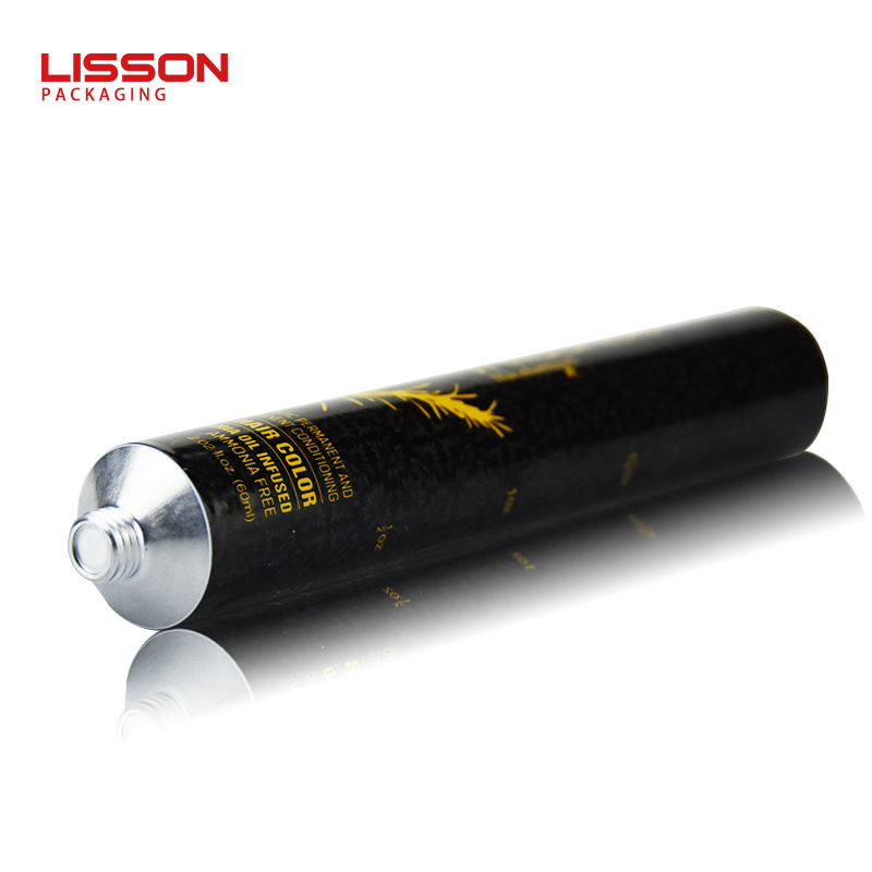 Custom Hair Color Aluminum Tube Hair Care Packaging