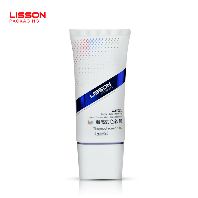50g Empty Flat Suqeeze Thermochromic Tube for BB Cream 