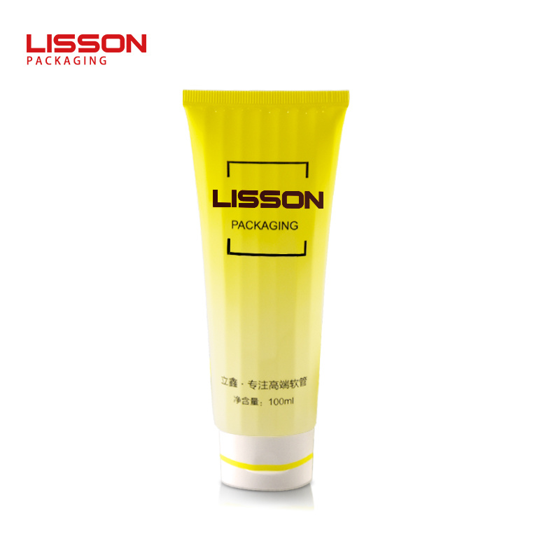 100ml Fold Skincare Tube with Special Double Color Cap