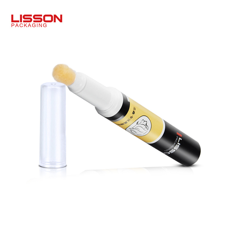 10ml Custom Lip Gloss Squeeze Tubes with Flocking Applicator