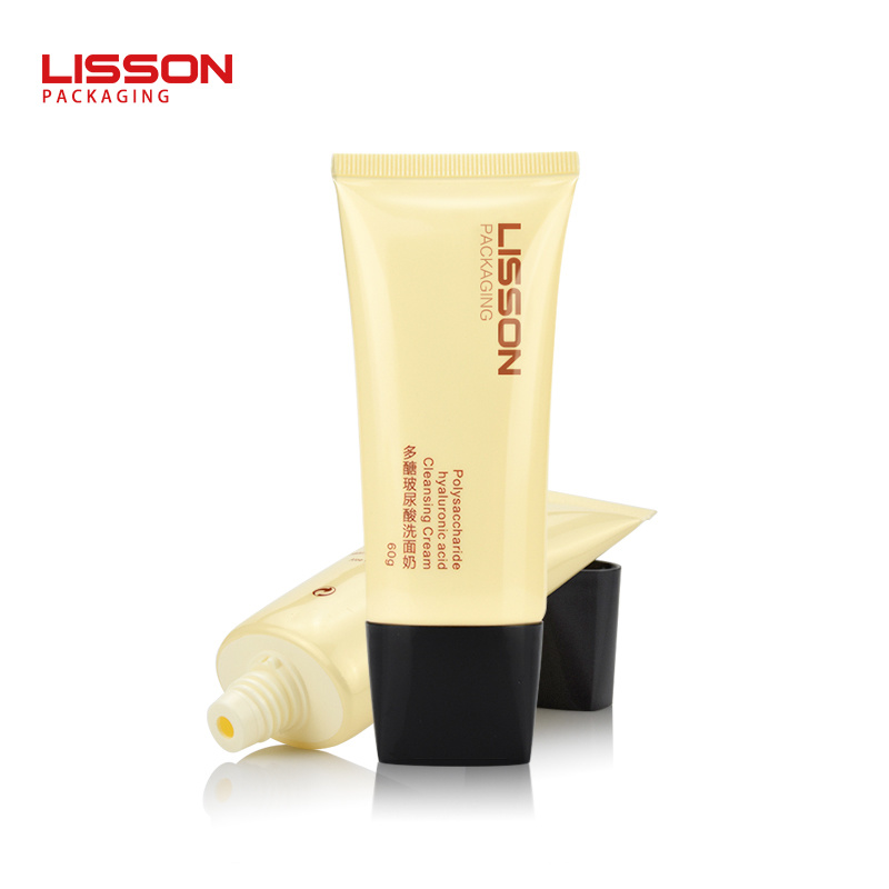 60g Oval Plastic Suqeeze Tube for Cosmetic Packaging