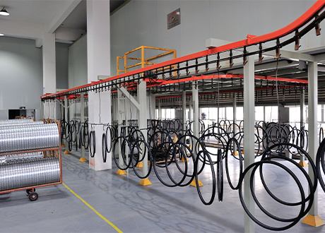 Powder coating workshop