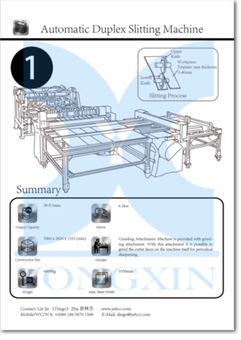 duplex slitter