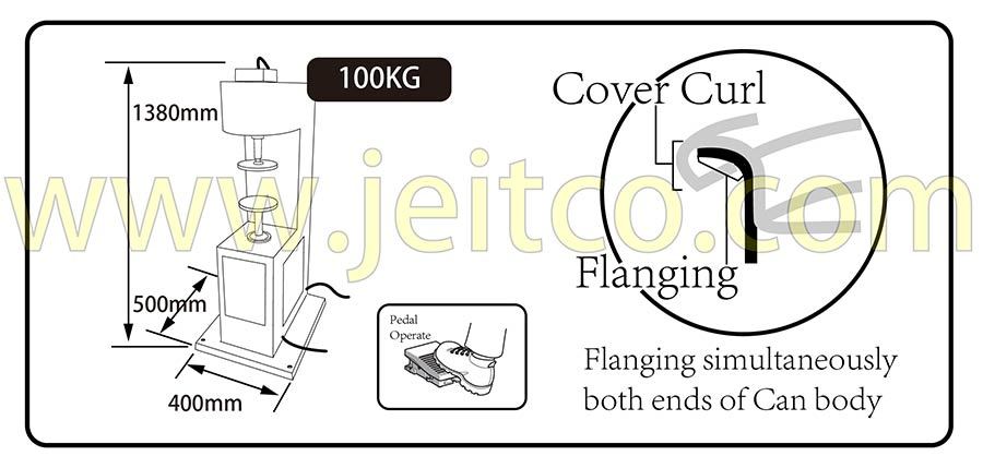 flanging machine specifications